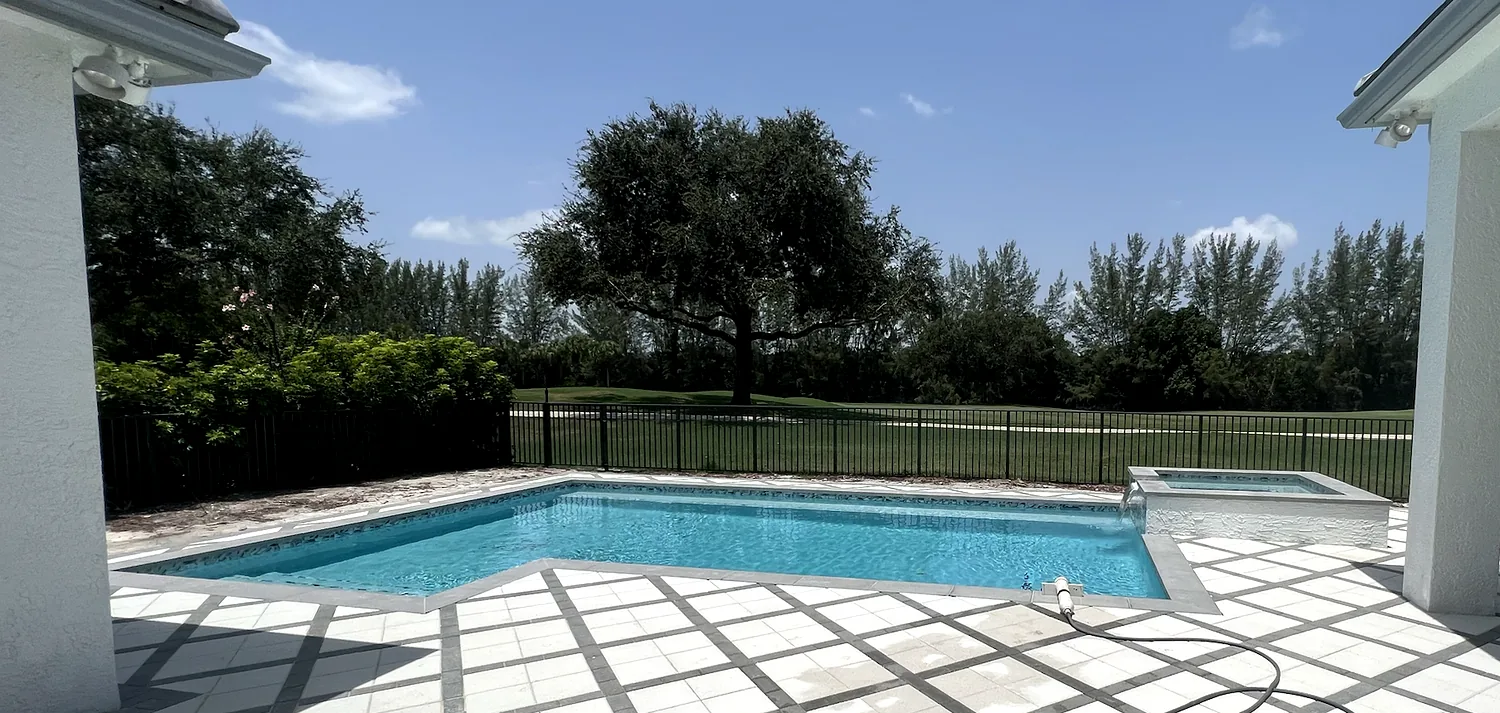Finished BallenIsles Coconut Key pool and deck