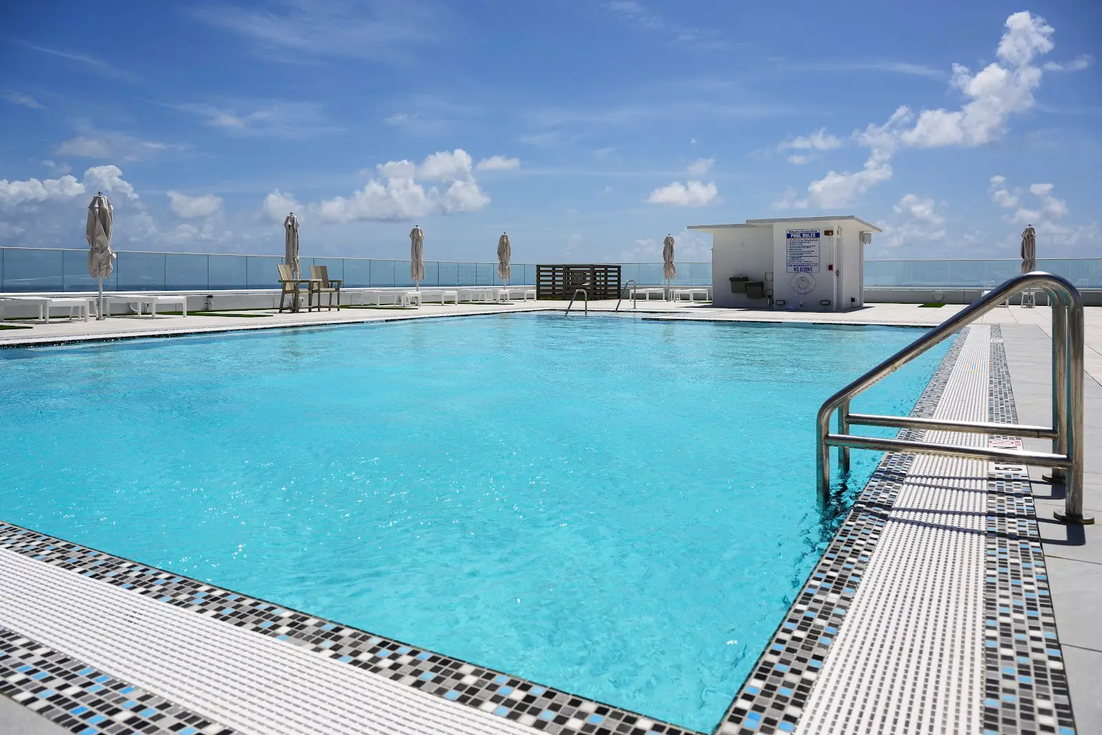 Luxury residential pool environment in Palm Beach County